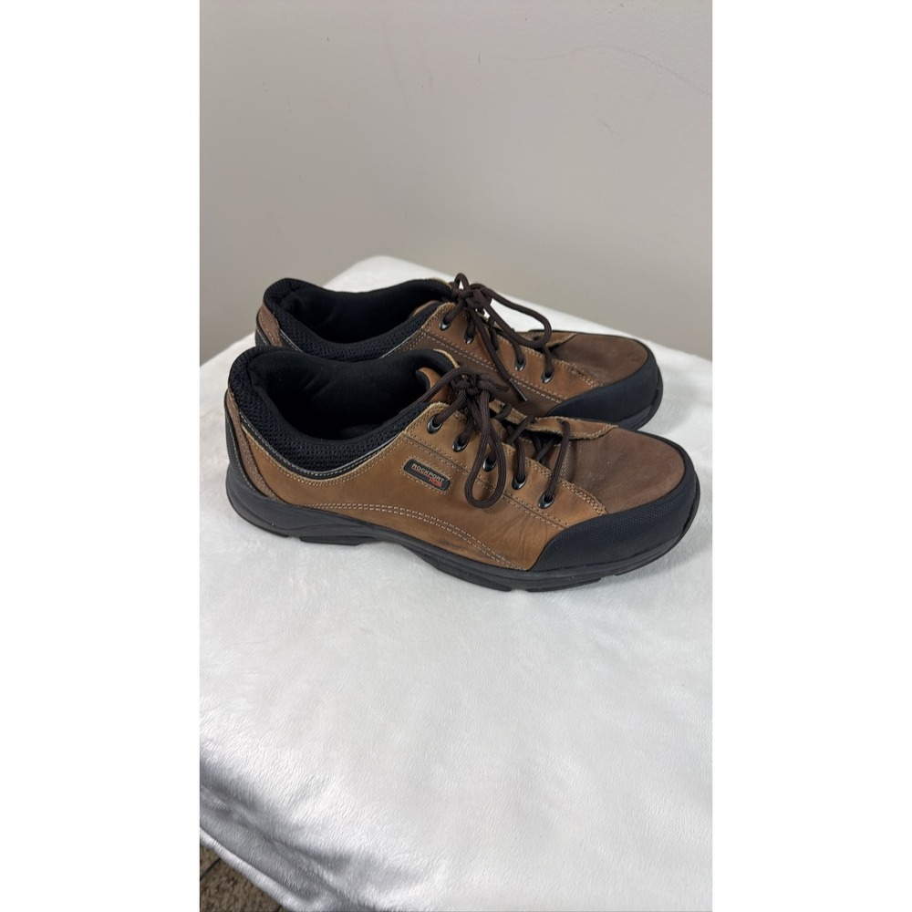 Rockport XCS Chranson Shoes Men's Size 12 Brown Leather Hiking Walking